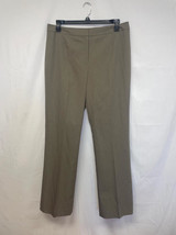 Le Suit Women&#39;s Pinstripe Dress Pants Brown Size 12 NWOT - £11.32 GBP