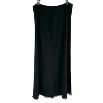 J Jill Skirt Womens L Black Lace Trim Versatile - $14.85