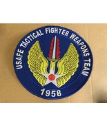 USAF AIR FORCE MILITARY PATCH 48TH TFW WILLIAM TELL 1958 USAFE TAC FIGHTER - €22,79 EUR