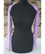 Tribal Dance Shrug Purple Short Shoulder Cover Up Arm Sleeves Sun Protec... - £16.05 GBP