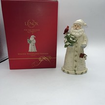 Lenox Santa Figurine Winter Woodland Friends Tree Cardinal Birdhouse Christmas - £30.87 GBP