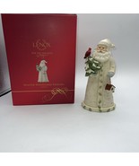 Lenox Santa Figurine Winter Woodland Friends Tree Cardinal Birdhouse Chr... - £30.50 GBP