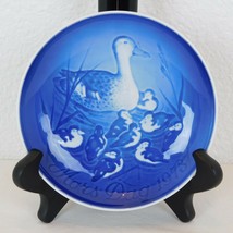 Mothers Day Mors Dag 1973 Blue Duck Plate B&G Bing Grondahl Denmark Dish Ceramic - $7.85