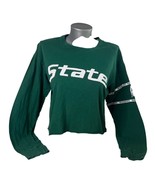 Victoria&#39;s Secret PINK Michigan State MSU Spartans Long Sleeve Crop Size... - €15,31 EUR