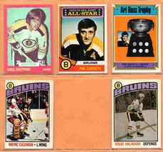 1973-1976 OPC Boston Bruins Team Lot 14 John Bucyk Phil Esposito Wayne Cashman ! - £22.66 GBP