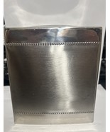 Silver Tone Metal Tissue Box - $7.43
