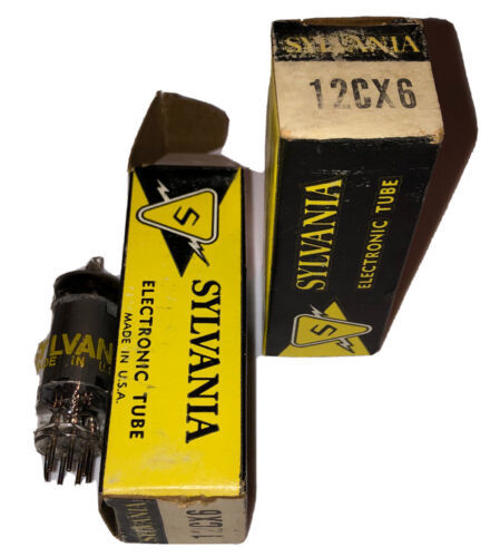 Sylvania Vintage Set Of Electronic Tubes #12CX6  - $4.87