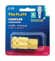 Tru-Flate Brass Air Coupler 1/4 in. Female - $11.95