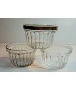 3 KERR JELLY GLASS JARS WITH ONE LID  - €13,02 EUR