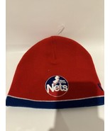 NBA New Jersey Nets 90s LOGO Skull Cap Beanie Hat NWOT - £10.14 GBP