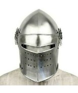 New Medieval Knight Armor Crusader New Templar Helmet Helm With liner - £61.90 GBP