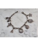 Womens Vintage Estate Sterling Silver Lucky Charm Bracelet 17.7g E4955 - $1,841.34 MXN Womens Vintage Estate Sterling Silver Lucky Charm Bracelet 17.7g E4955 - $1,841.34 MXN
