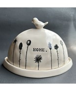Magenta M Home Covered Butter Dish Chirp Bird Vtg RARE Early Rae Dunn Ov... - $274.38 CAD