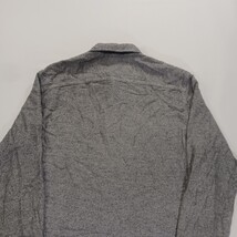 Faherty RN#140476 Shirt Men's Gray Cotton Button-Up Shirt Pockets Size Medium  image 12