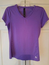 RBX X-Dry Women&#39;s Athletic Performance Short Sleeve Purple Top - £7.70 GBP