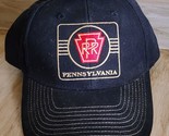 Black Pennsylvania Railroad PRR Cap Adjustable Hat New See Pictures - $14.24
