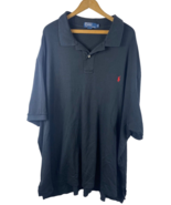 Ralph Lauren Polo Shirt Size 4XB 4XL Big Mens Black Short Sleeve Red Pon... - £35.47 GBP