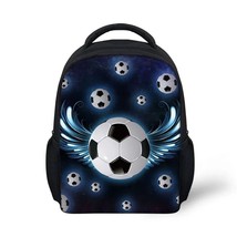 Football Pattern Nursery School Bags for Kids Boys  Preschool Backpack Mini  Bag - £96.07 GBP