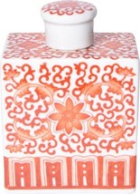 Jar Vase Twisted Lotus Flower Square Mini Coral Red Colors May Vary Pink - £108.85 GBP