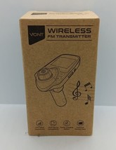 Vont Wireless FM Transmitter Bluetooth MP3 Player Car Charger Adapter Black - £8.73 GBP