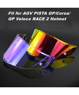 Full Face Motorcycle Helmet Visor Fit for Agv Pista Corsa Gp Veloce Helm... - £45.49 GBP+
