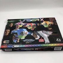 LASER X  4-PLAYER SET No Vest Required The Receiver is in the Blaster W Batterie - £30.30 GBP