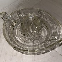 Vintage Hazel Atlas Clear Depression Glass Juice Reamer Citrus Juicer 1940’s - £18.05 GBP