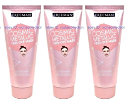 Lot 8 FreemanCosmic Metallic Peel-Off Mask Soothing Rose Gold 6 oz Ea NE... - €33,89 EUR