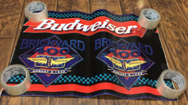 Budweiser Brickyard 400 Indianapolis Speedway Aug. 5, 1995 Flimsy Sign - £12.58 GBP