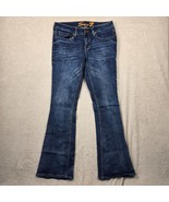 Seven7 Jeans Womens Size 10 Boot Cut Distressed Faded Whiskers Seven Rock Preppy - $29.94