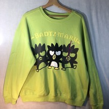 Green Badtz Maru Sweatshirt Pullover Long Sleeve Sanrio Penguin Size 2xl NWT - £15.58 GBP