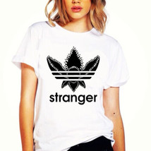 Stranger Things Adidas Demogorgon Parody T-shirt Unisex Funny Tee - £18.21 GBP