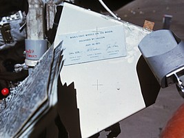 Plaque on the Apollo 15 Lunar Rover Photo Print - £6.91 GBP+