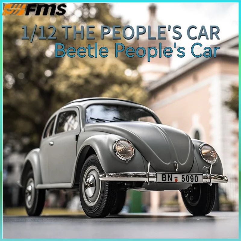 Fms 1/12 Beetle Civil Edition Painting Retro Simulation Car Model Electric - £212.50 GBP