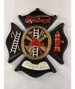 FIRE MARK: Firemen&#39;s Insurance-Cast Iron MCM Vintage - $46.74