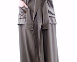 HAMISH MORROW Maxi Dress 100% Silk Dark Exclusive Design Green Size XS - £276.82 GBP