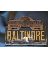 Niagara Cascadas Roars Un Poderoso Welcome Licencia Placa Funda Baltimor... - $3,651.20 MXN