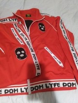 Doh Life Jacket And Pants  Full Zip Red Definition Of A Hustla Streetwea... - $63.98 CAD
