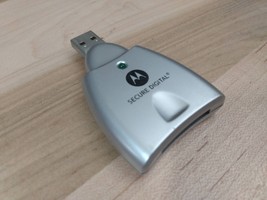 Motorola USB SD Card Reader SYN1114A - Silver - $9.49