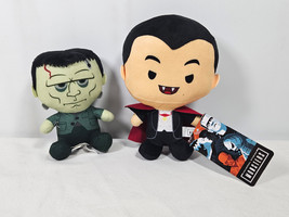 UNIVERSAL Monsters Plush Lot Frankentstein 6&quot; &amp; Chibi Dracula 7&quot; Toy Factory - £11.95 GBP