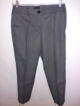 Hilary Radley Ladies BLACK/WHITE Cotton Stretch Cropped PANTS-8-NWOT-CUTE - £13.25 GBP
