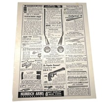 Numrich Arms Vintage Print Ad 60s Firearms Guns Ammo West Hurley NY - £11.00 GBP