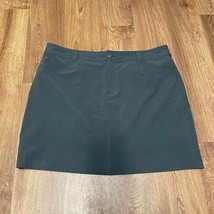 Eddie Bauer Womens Solid Gray Skort Size 14 Tennis Skirt Attached Shorts - $27.72