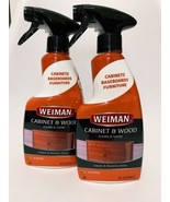 Weiman Wood Cleaner and Furniture Polish Spray - 16 Fluid Ounce Lot Of 2 - £23.29 GBP