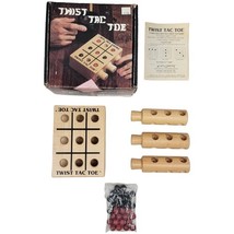 Twist Tac Toe Quality Crafted Fun by Channel Craft - 1988 - $19.10