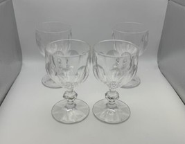 Set of 4 Villeroy &amp; Boch Crystal BERNADOTTE Wine Glasses 5 1/2&quot; - £134.20 GBP