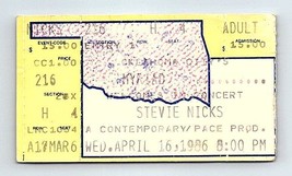 Billet De Concert De Stevie Nicks 16 Avril 1986 Oklahoma City - £32.38 GBP