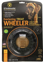 Starmark Everlasting Treat Wheeler: Mental Stimulation Toy for Powerful Chewers - £23.91 GBP