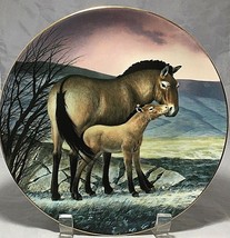 Horse&amp; her Foal Przewalski&#39;s,1991 collector’s 8 ½” decorative porcelain ... - $7.87