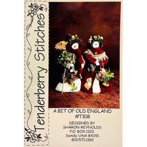 Victorian Christmas Snowman PATTERN A Bit of Old England Tenderberry Stitches - $8.99
